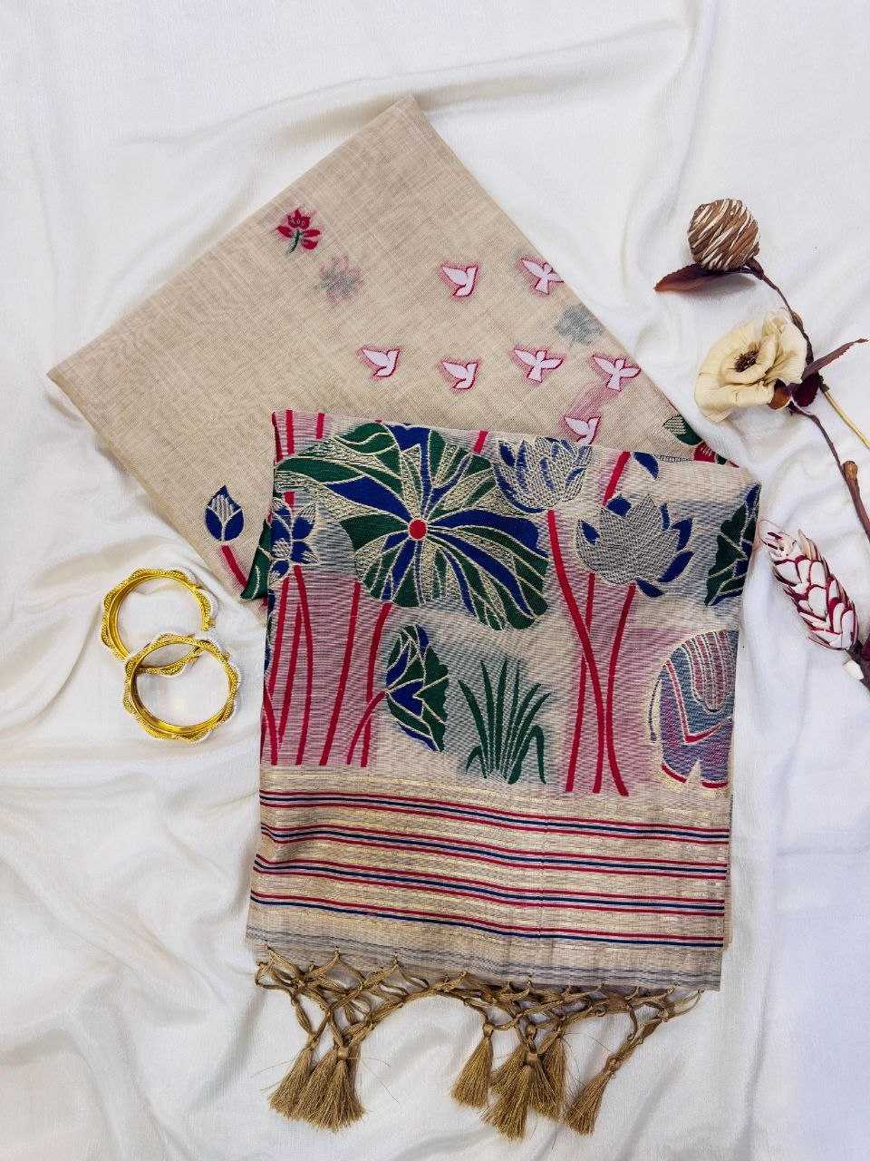Soft Cotton Designer Saree