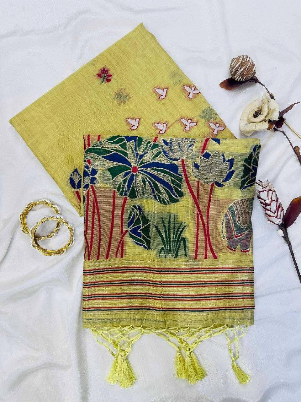 Soft Cotton Designer Saree