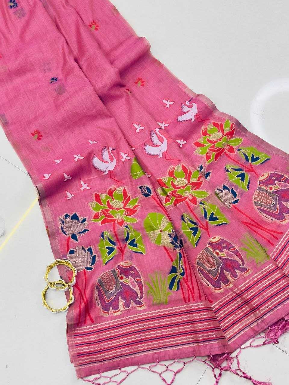 Soft Cotton Designer Saree