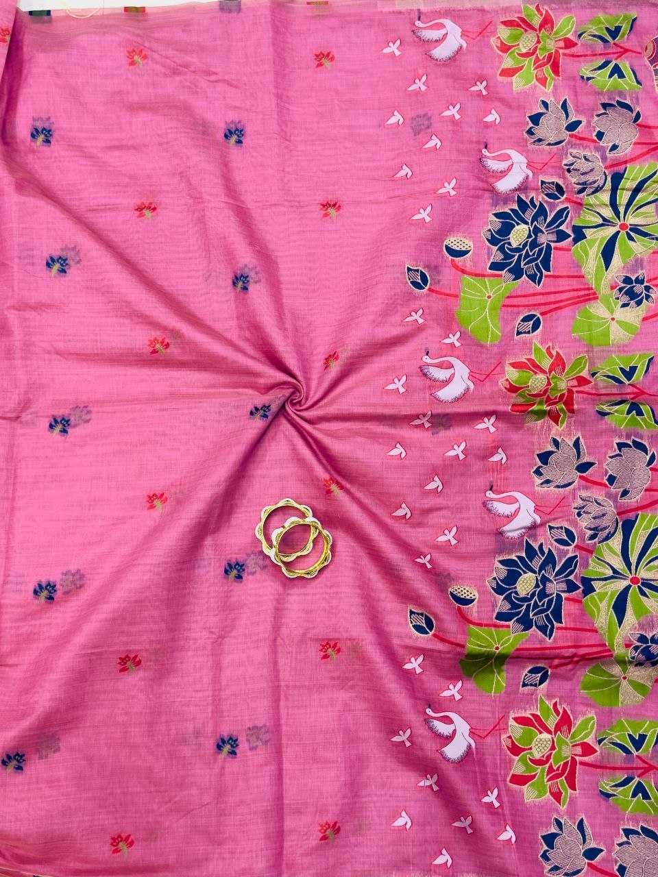 Soft Cotton Designer Saree