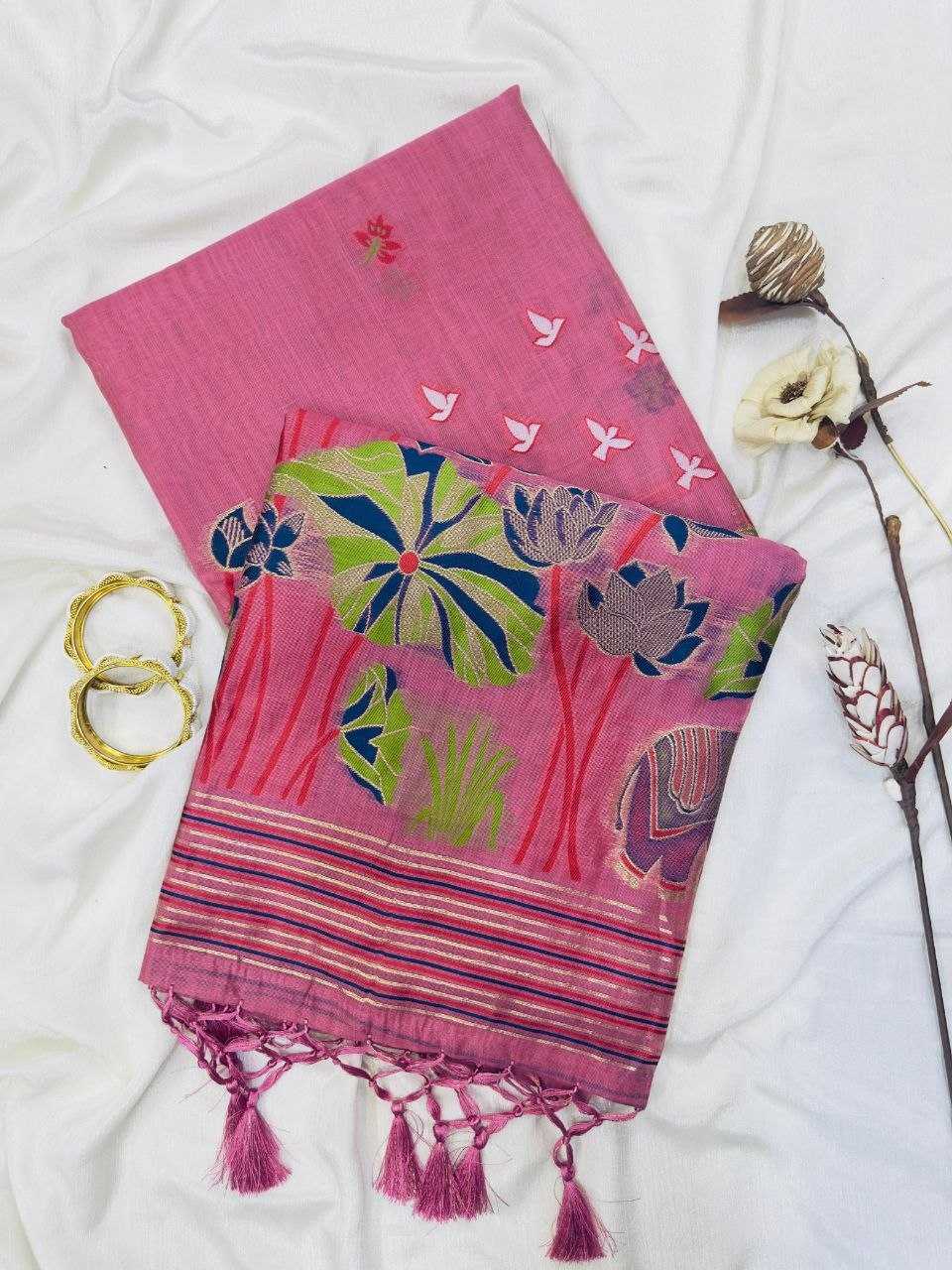 Soft Cotton Designer Saree