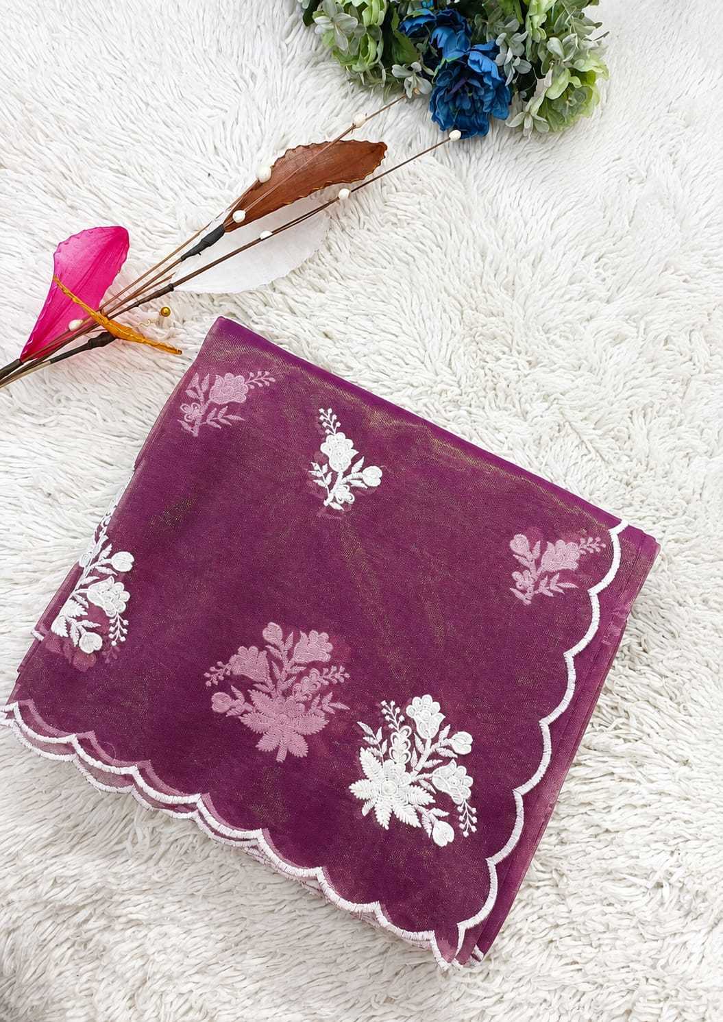 Twill Net Fancy Saree