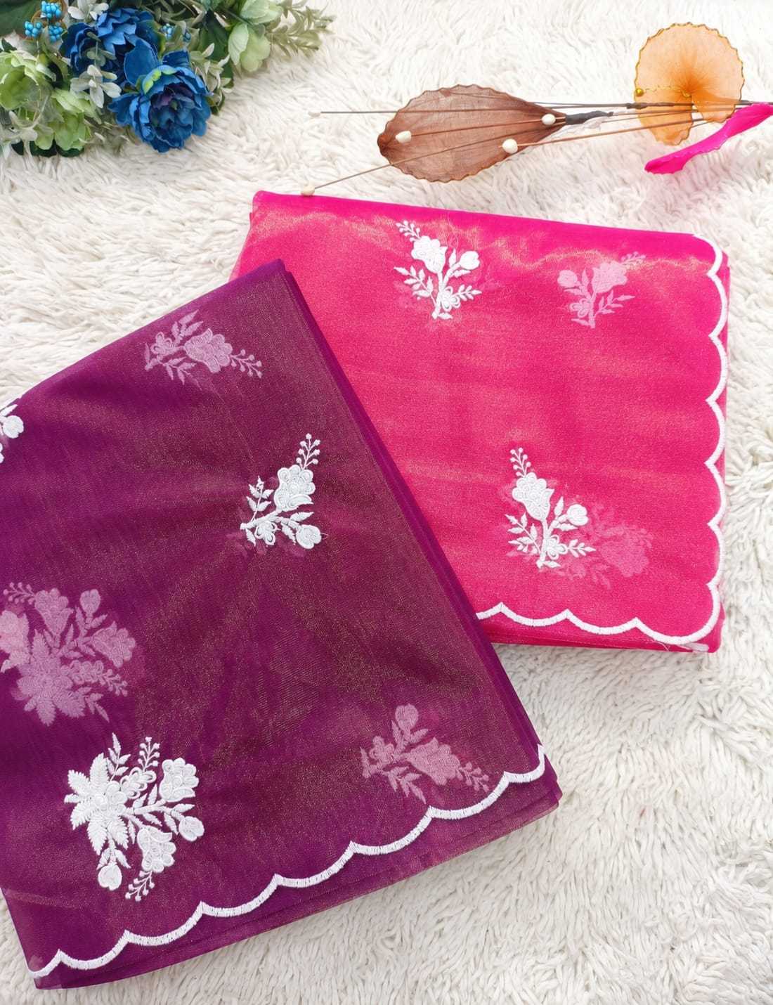 Twill Net Fancy Saree