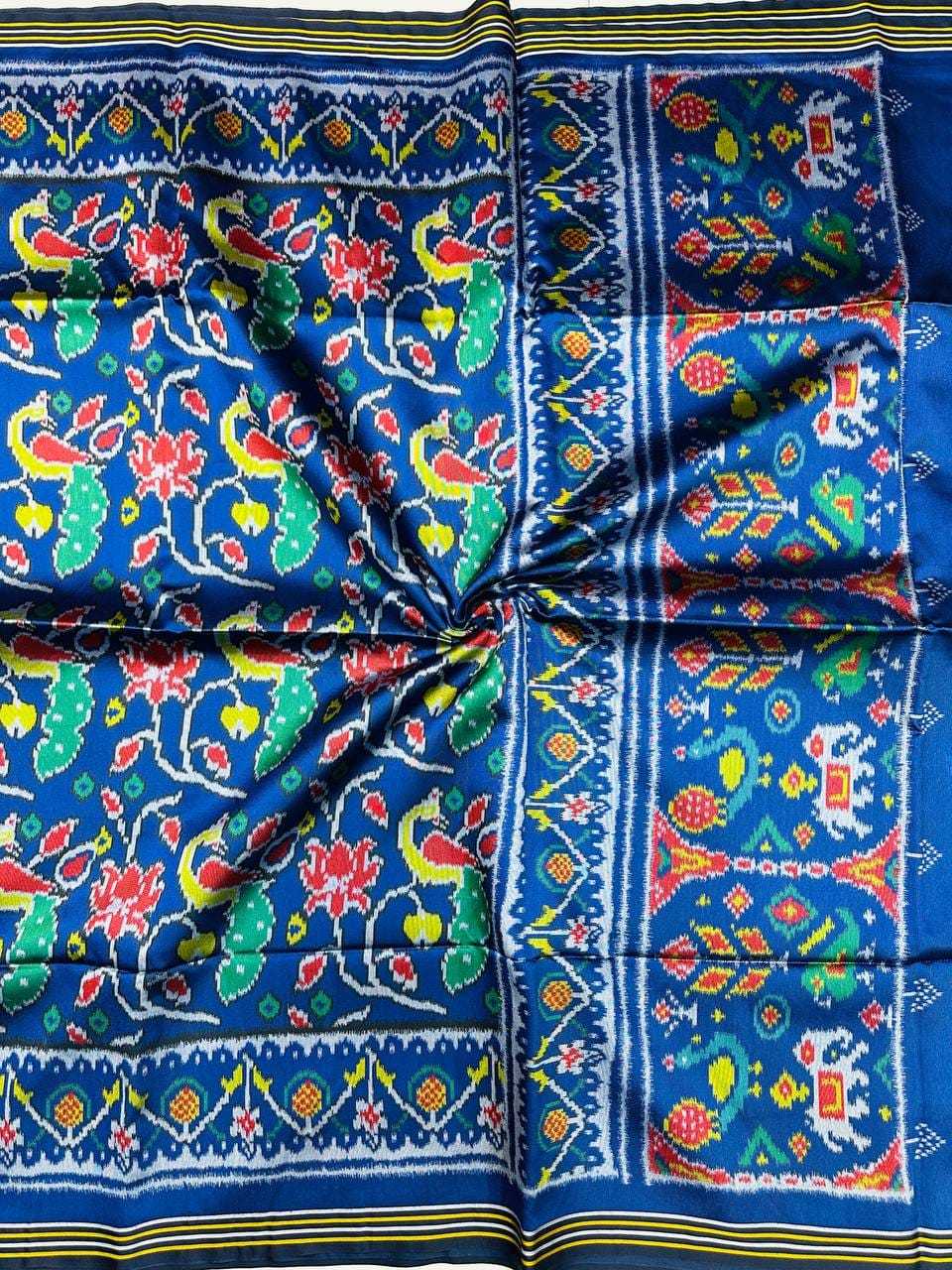 Soft Patola Silk Zari Border Saree