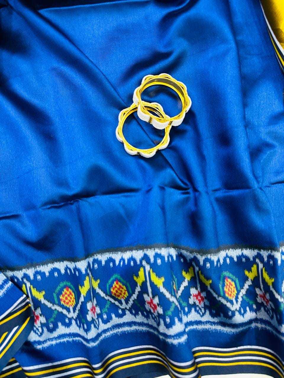 Soft Patola Silk Zari Border Saree