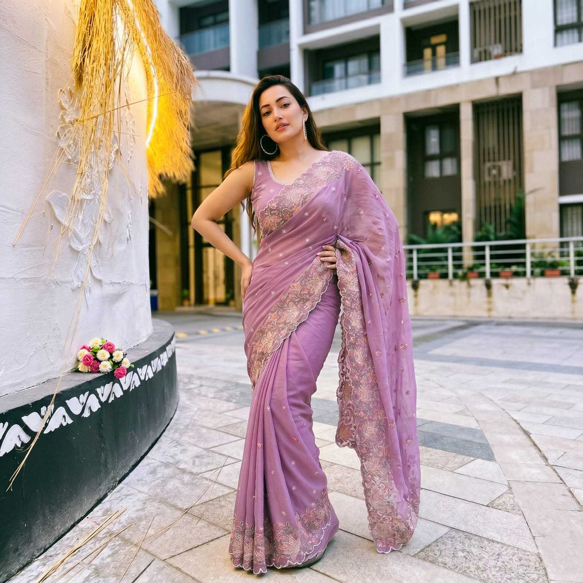 Pihu Georgette Saree