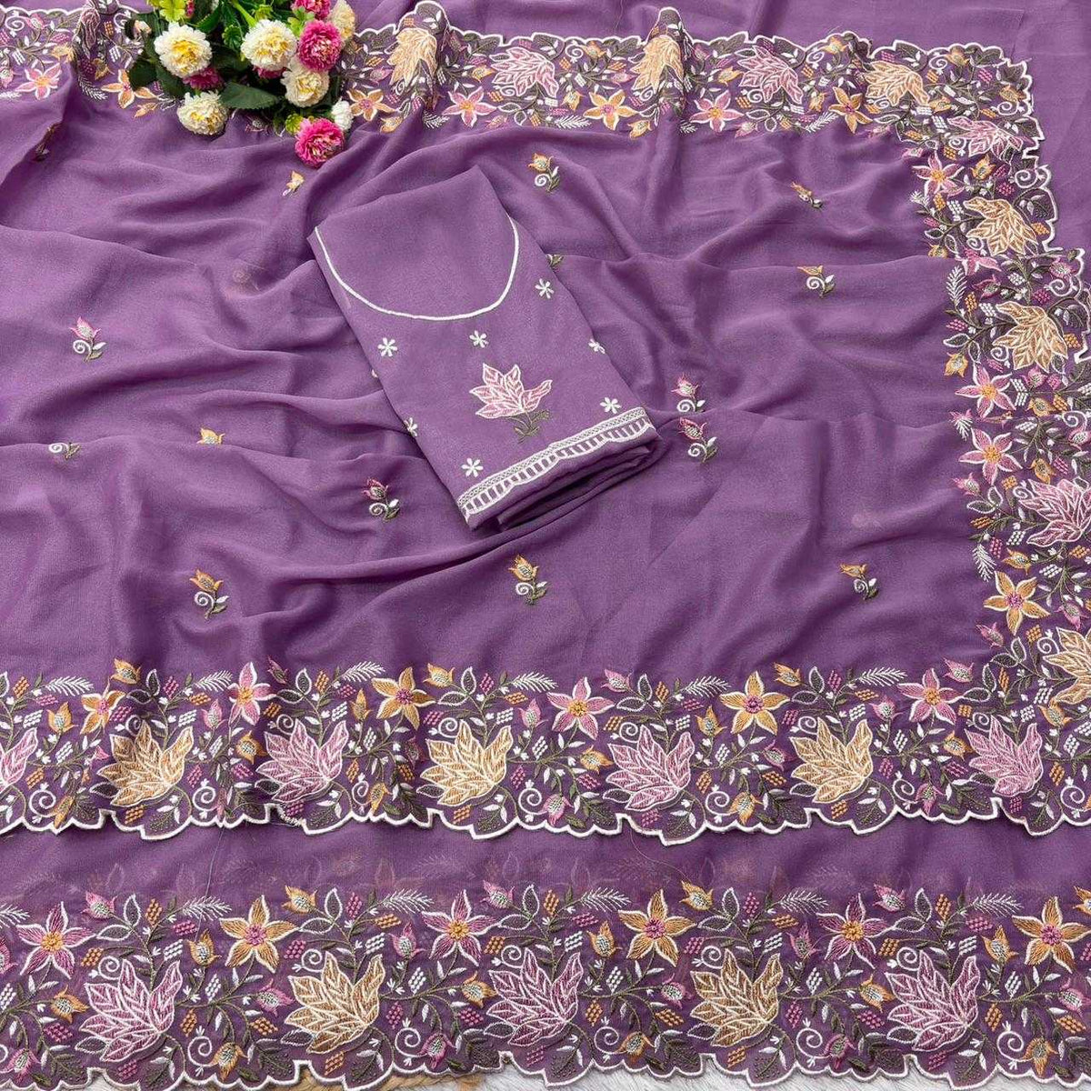 Pihu Georgette Saree