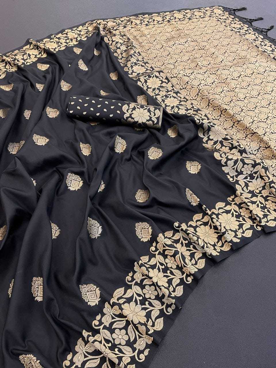 Saanvi Banarasi Soft Silk Saree