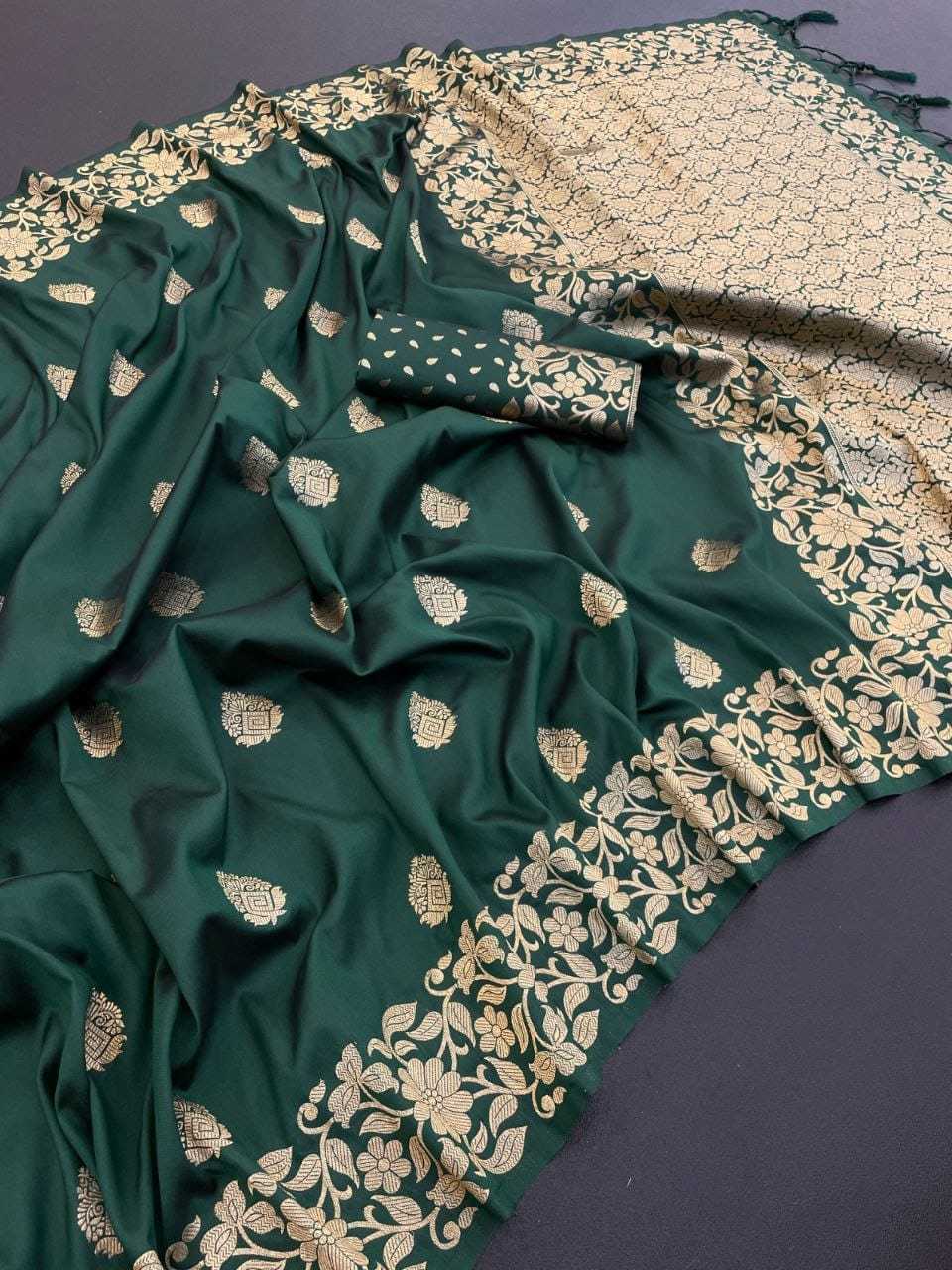 Saanvi Banarasi Soft Silk Saree