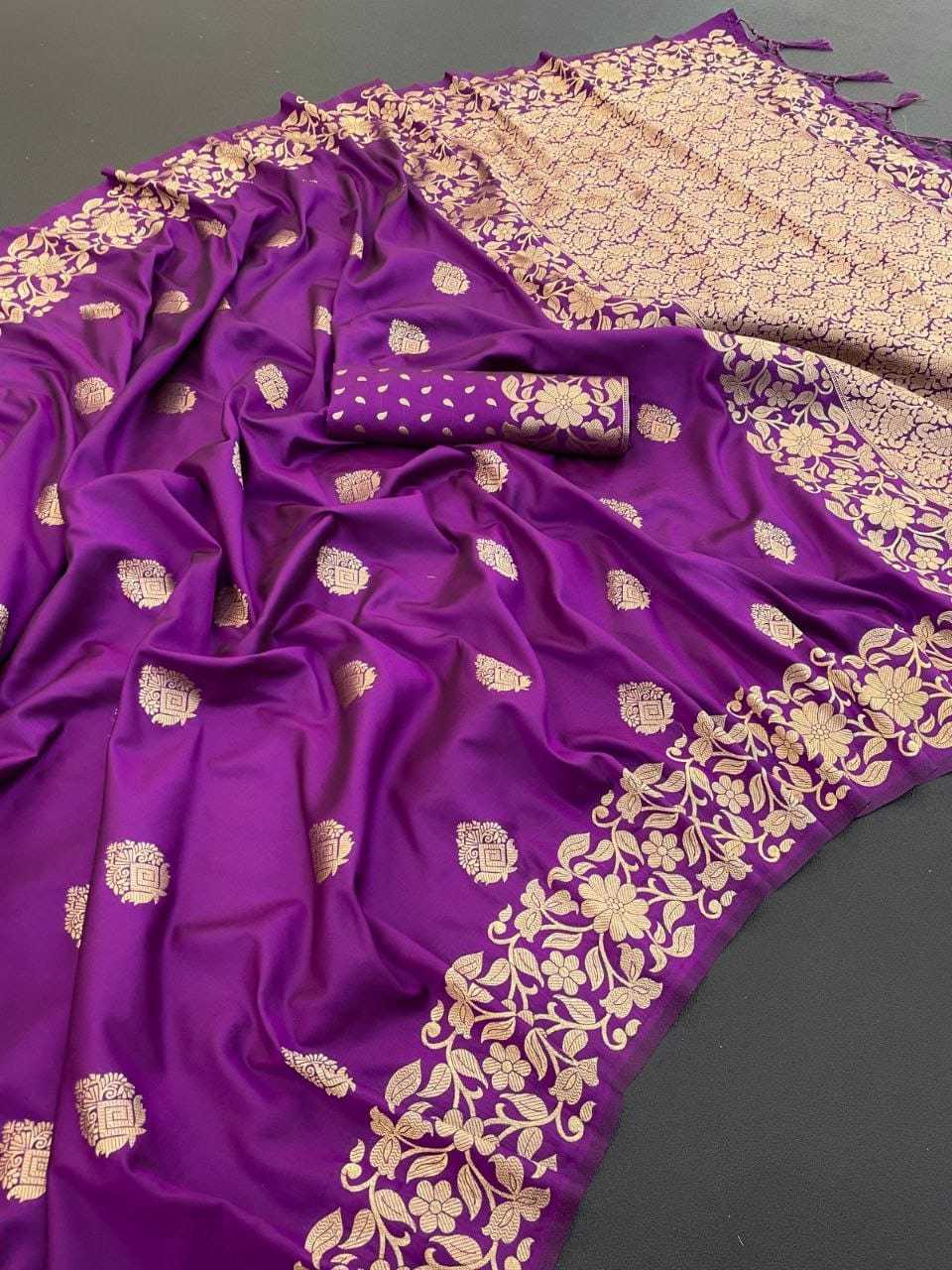 Saanvi Banarasi Soft Silk Saree
