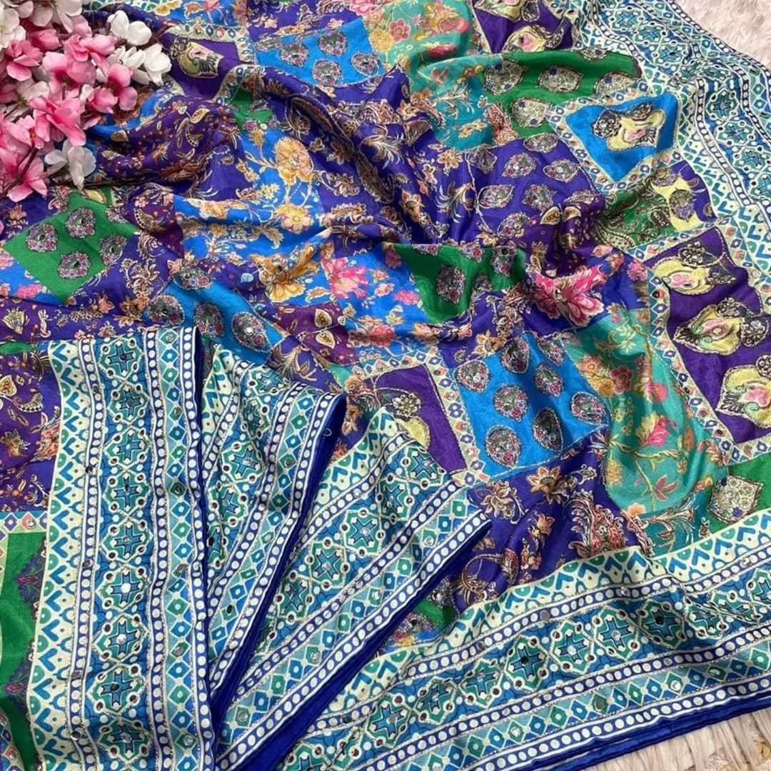 Chinon Designer Saree