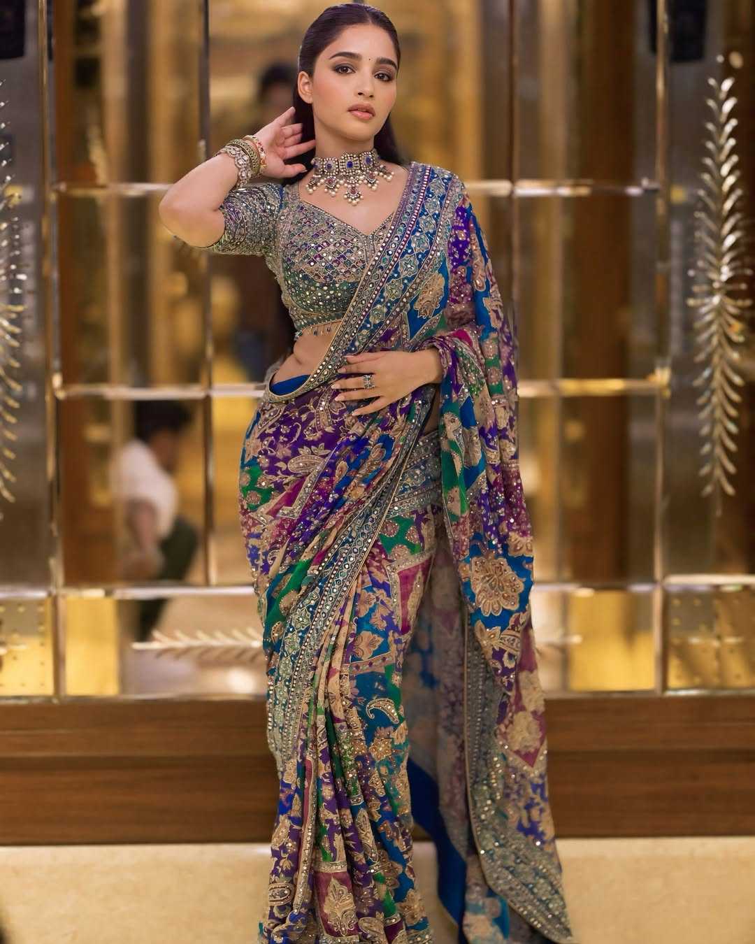 Chinon Designer Saree