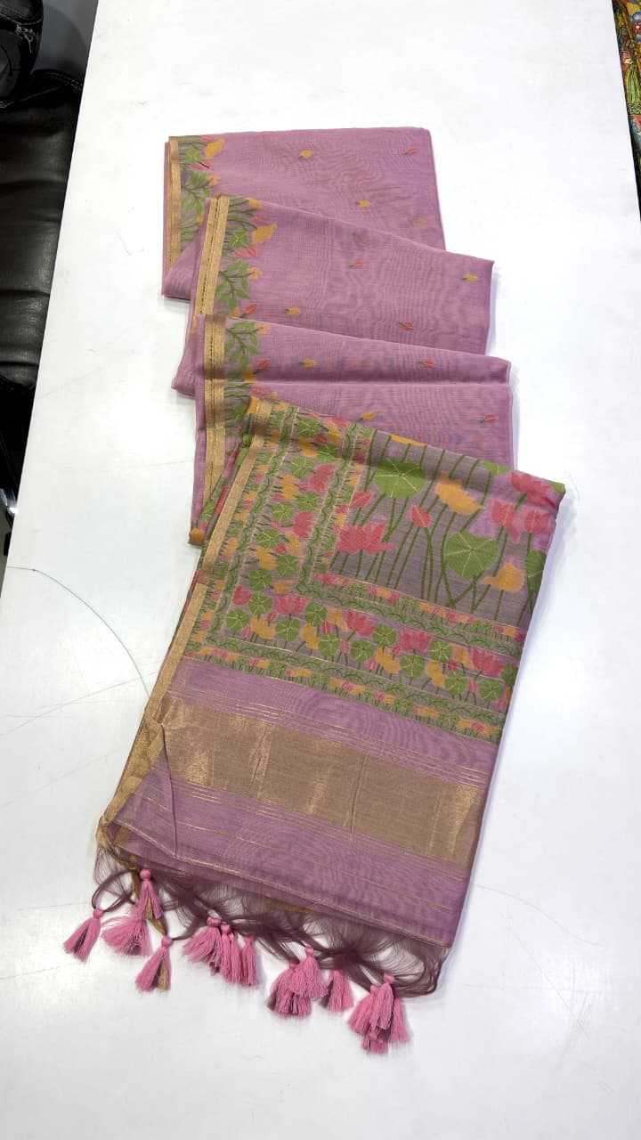 Sat Cotton Designer Saree