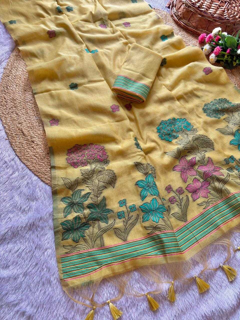 Soft Cotton Designer Saree