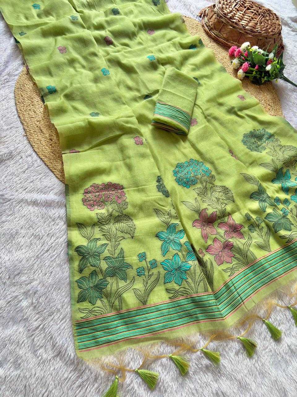 Soft Cotton Designer Saree