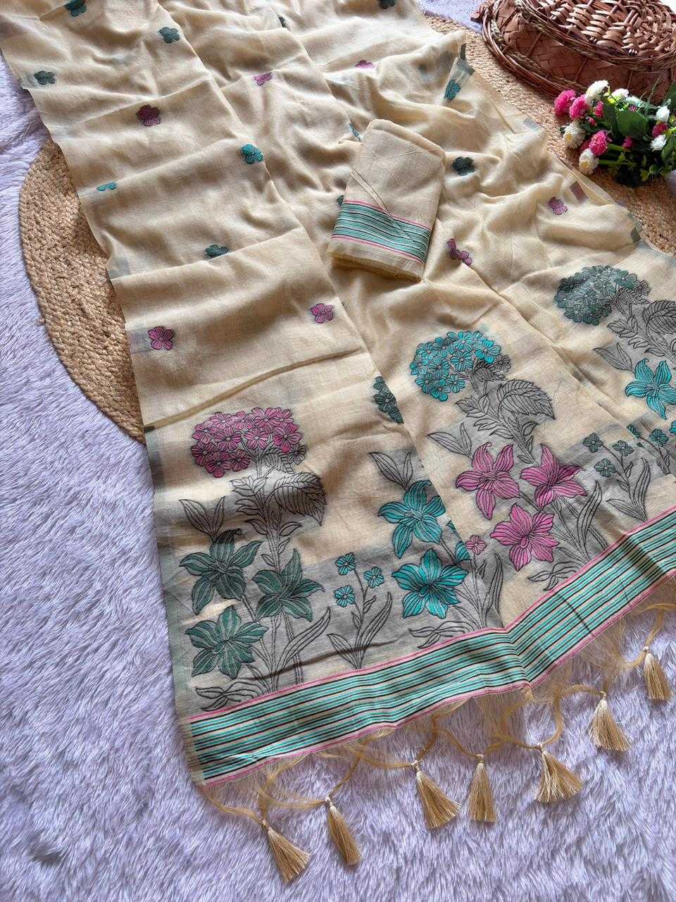 Soft Cotton Designer Saree