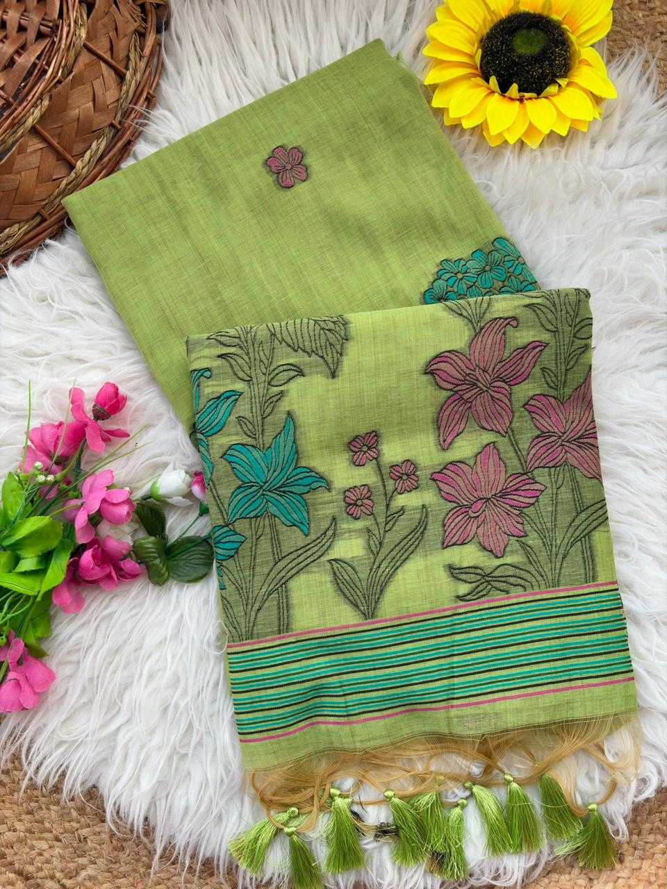 Soft Cotton Designer Saree