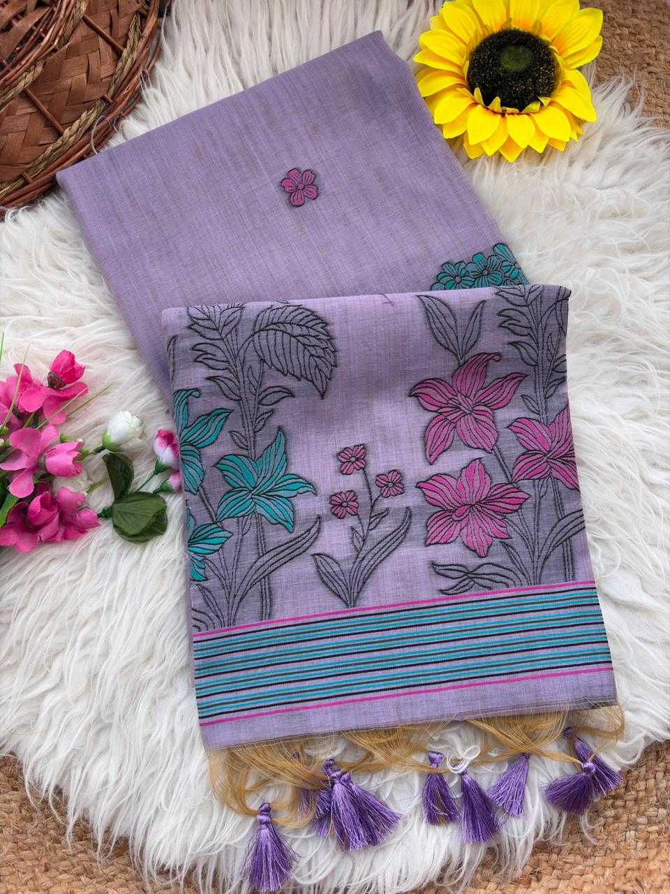 Soft Cotton Designer Saree