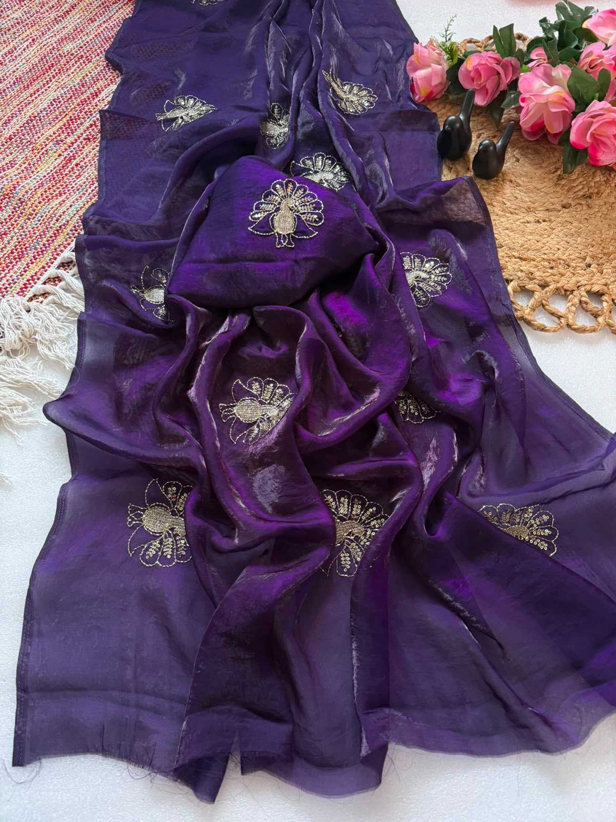 Vamika Satin Designer Saree