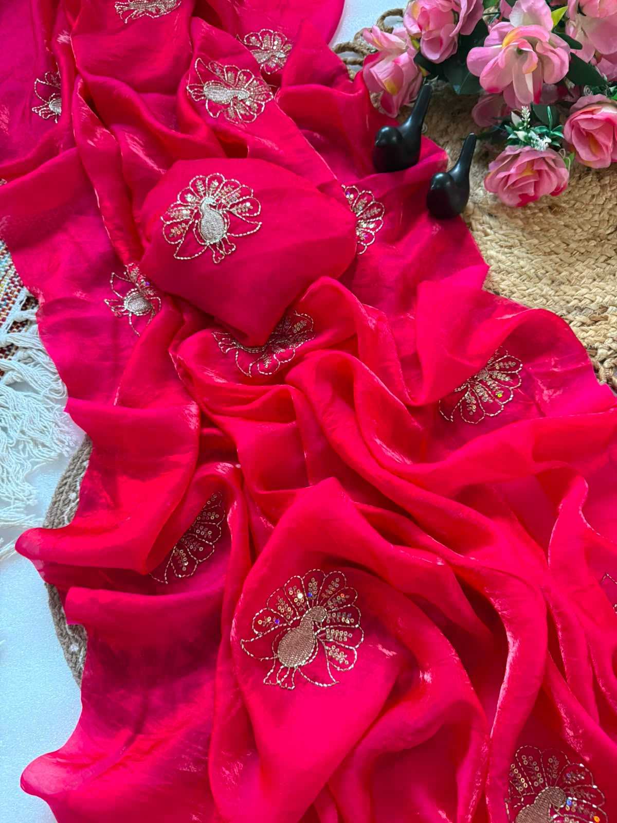 Vamika Satin Designer Saree