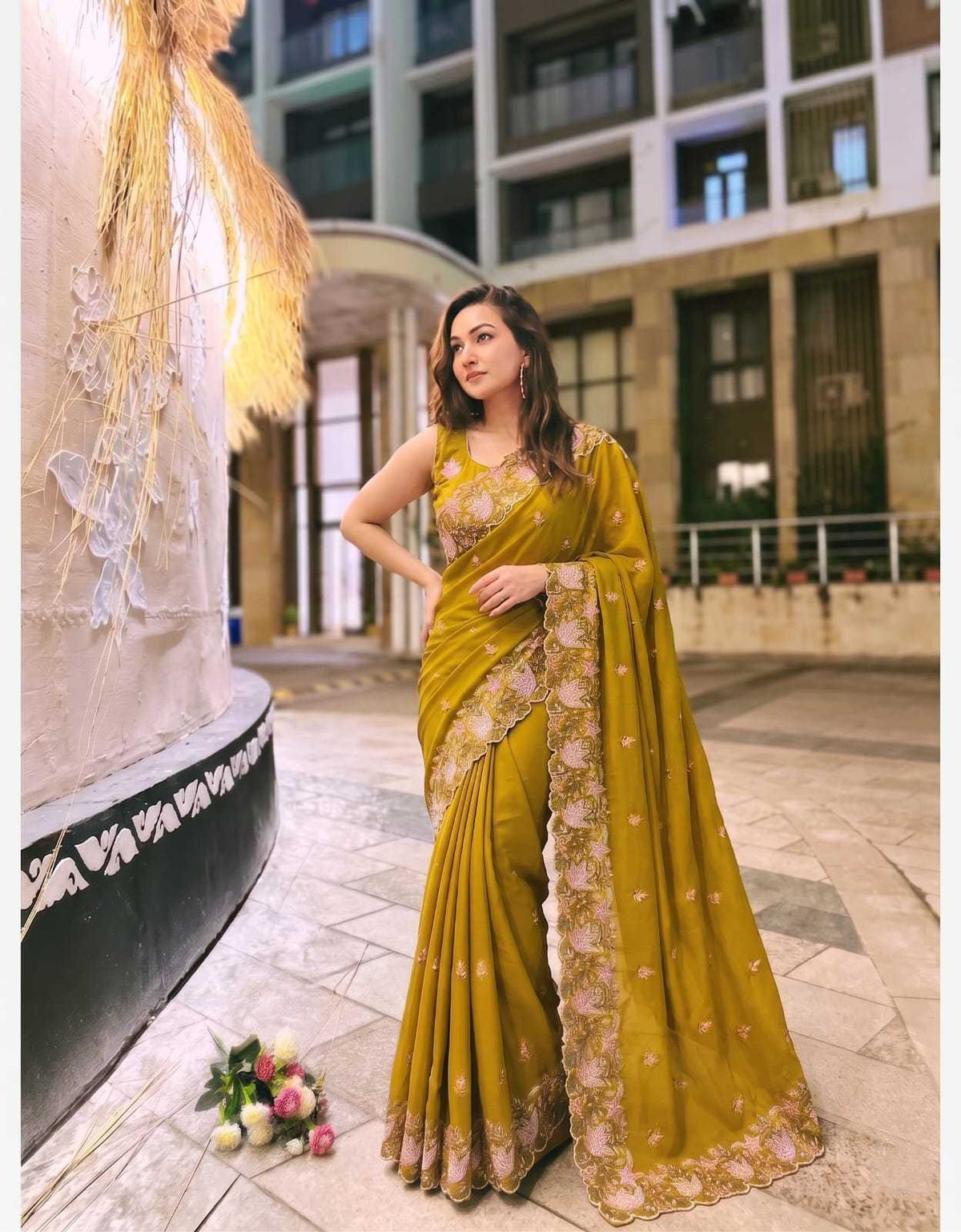 Georgette Party Wear Saree