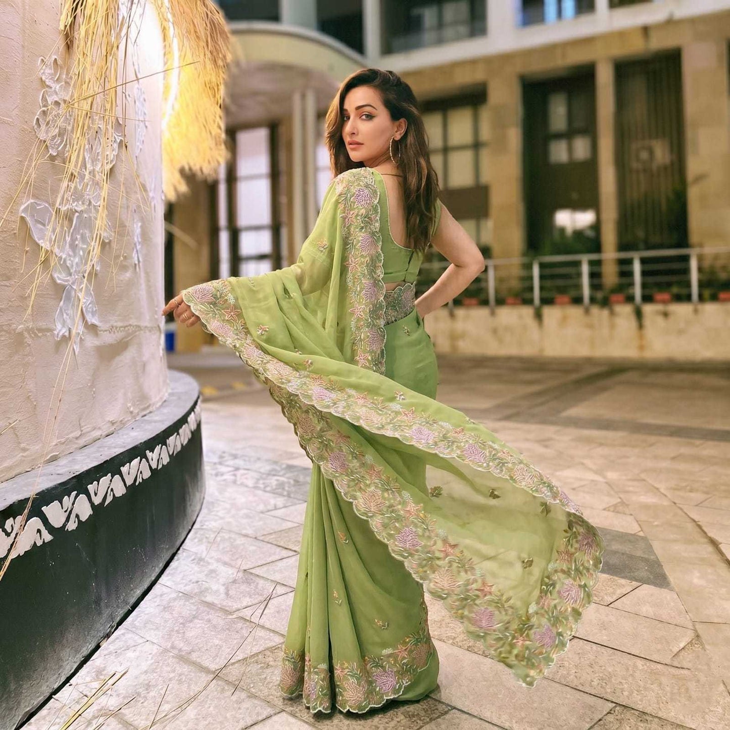 Georgette Party Wear Saree