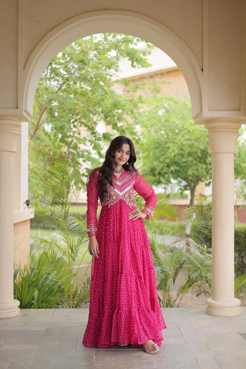 Fancy Printed Gown