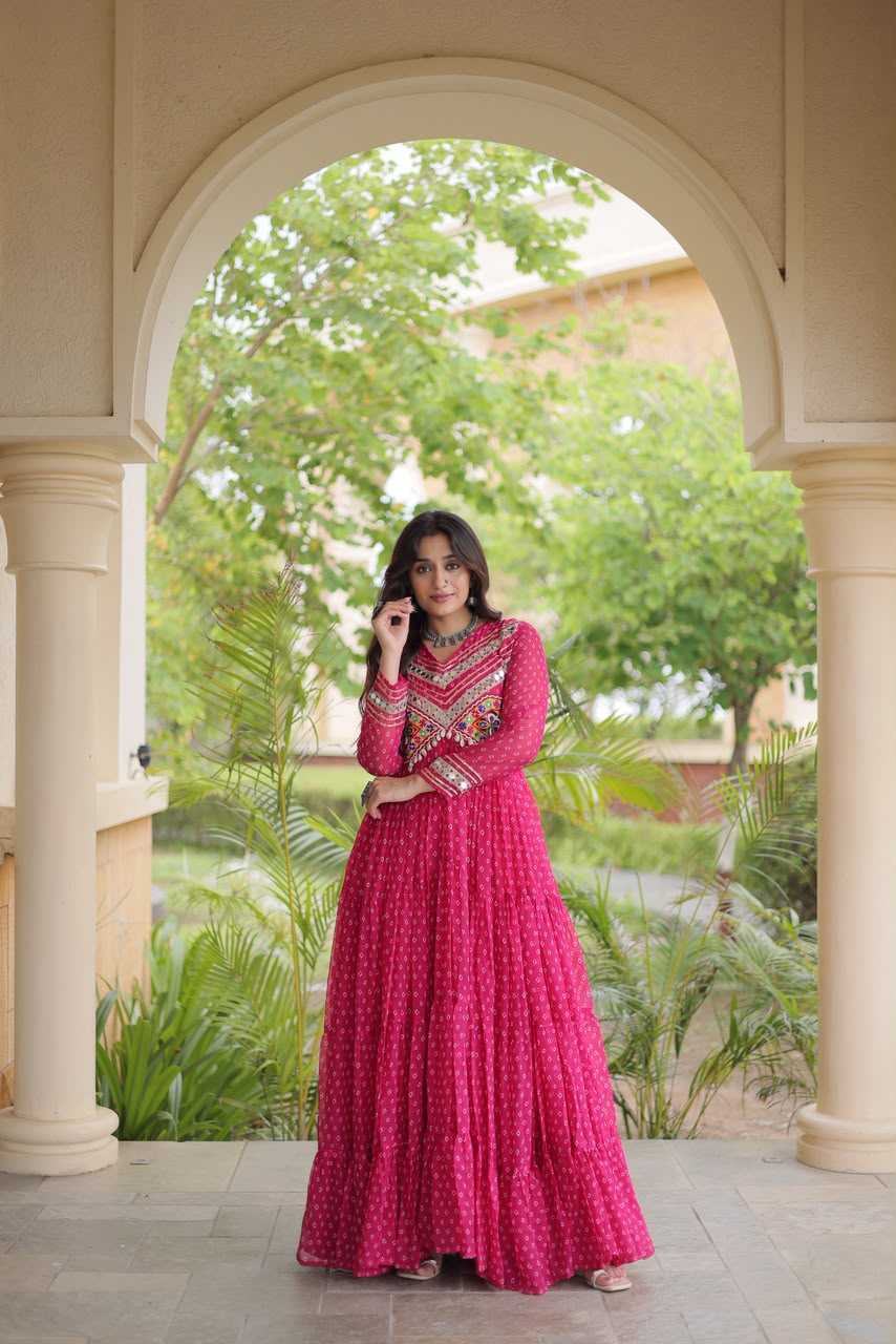 Fancy Printed Gown