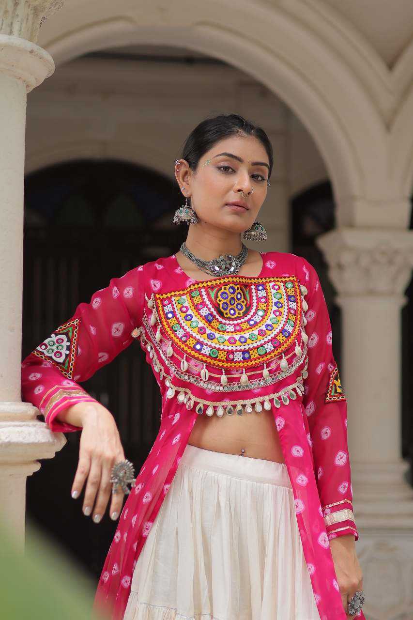 Cotton Fancy Lehenga in Black