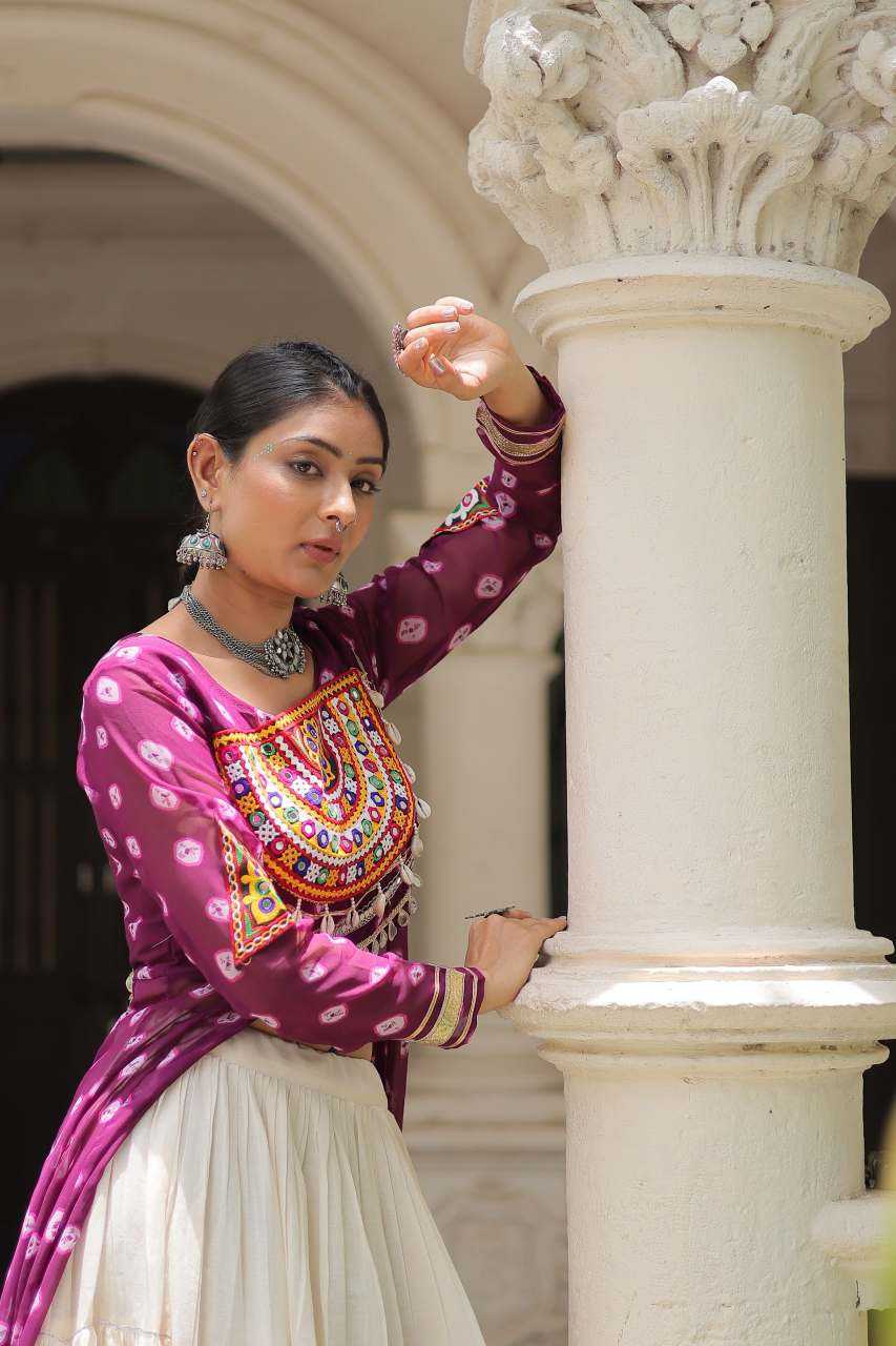 Cotton Fancy Lehenga in Black