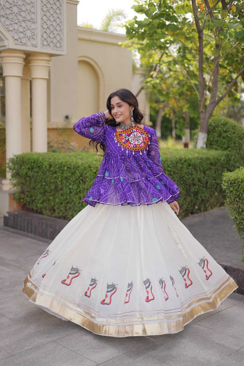 Cotton Designer Lehenga in Green