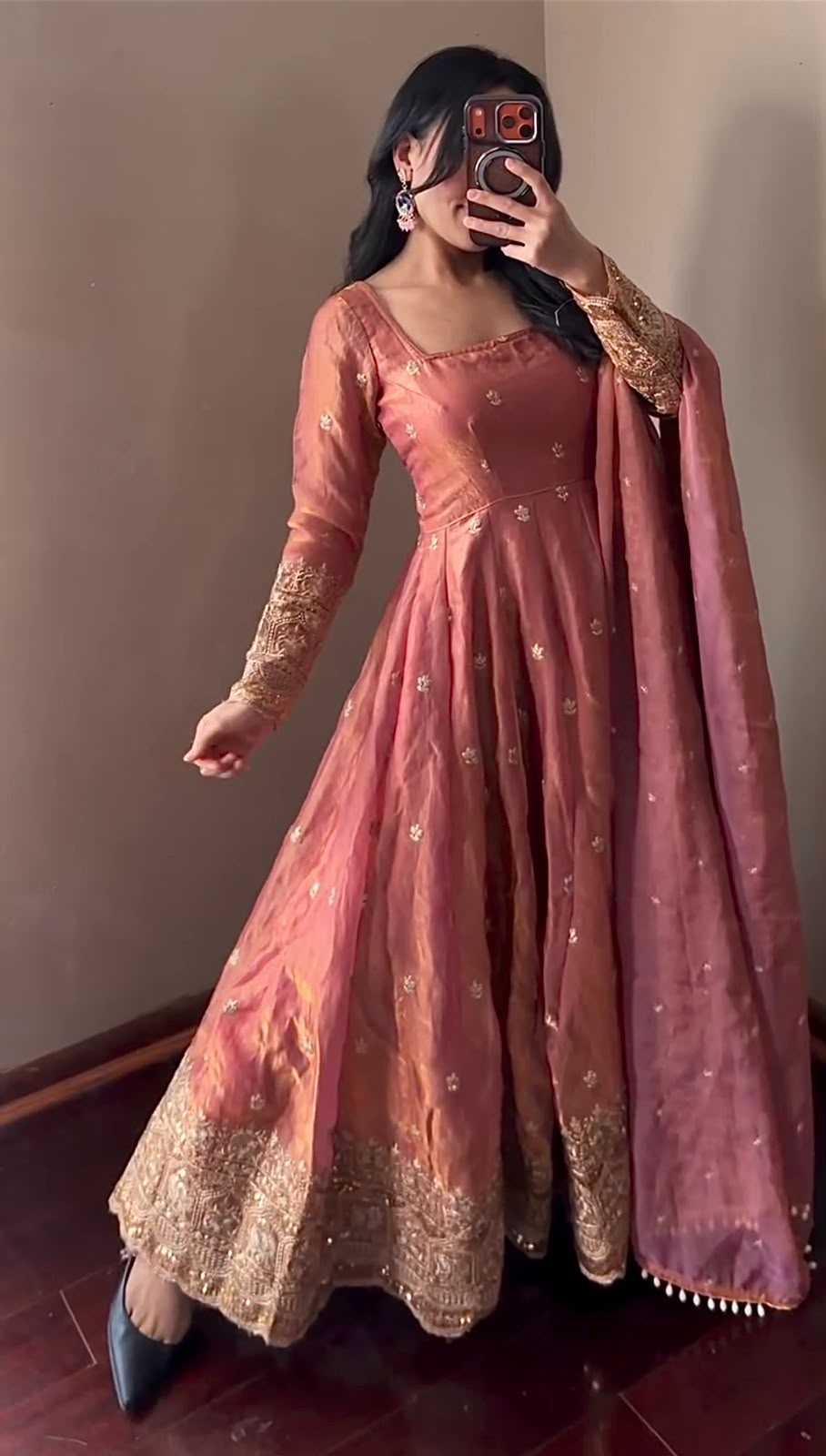 Embroidery Gown