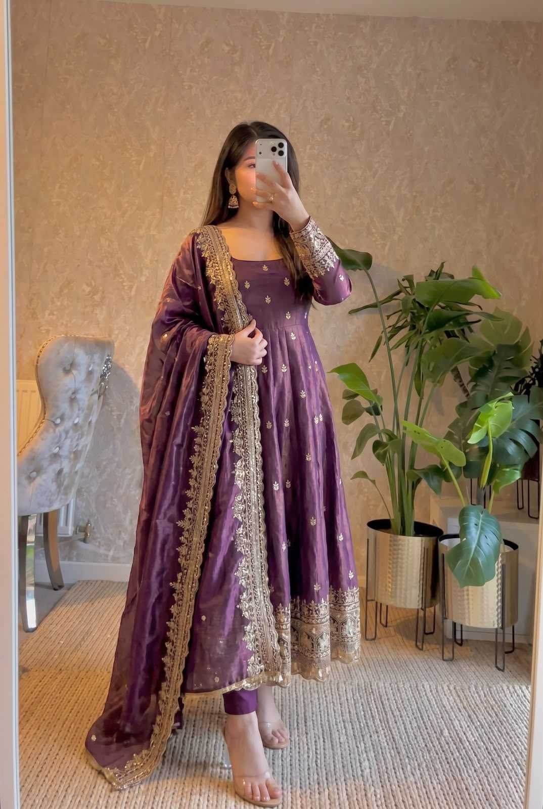 Embroidery Gown