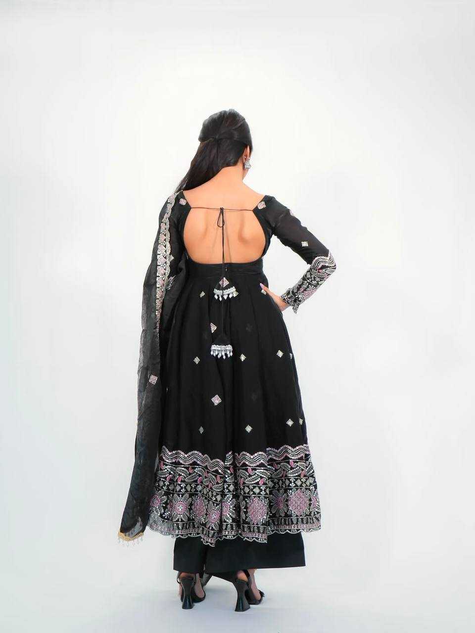 Silk Party Wear Gown