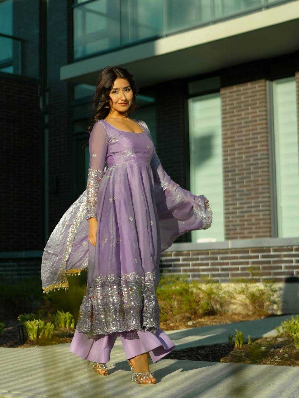 Silk Party Wear Gown
