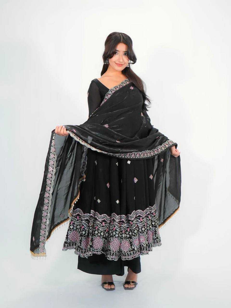 Silk Party Wear Gown