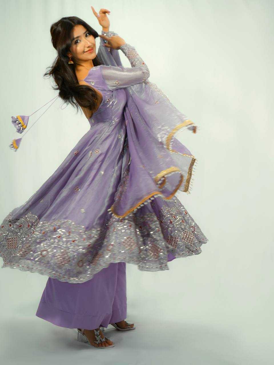 Silk Party Wear Gown