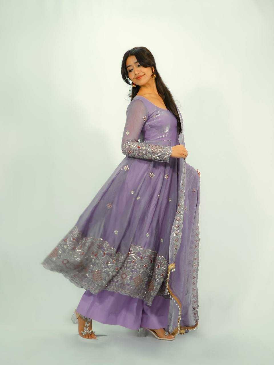 Silk Party Wear Gown