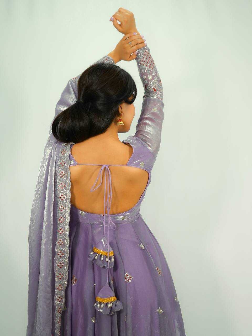Silk Party Wear Gown