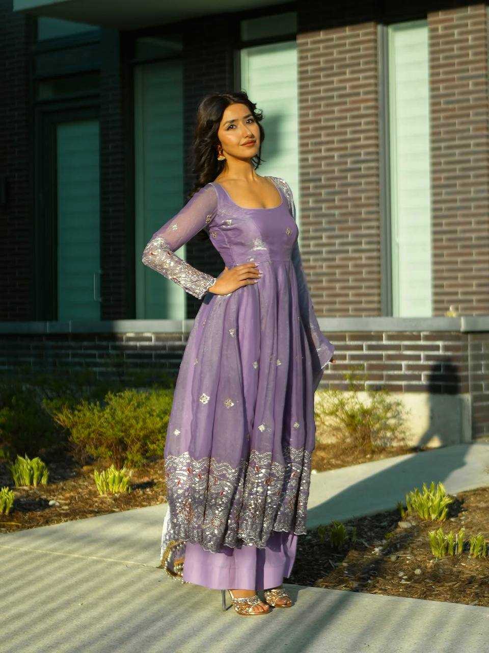 Silk Party Wear Gown