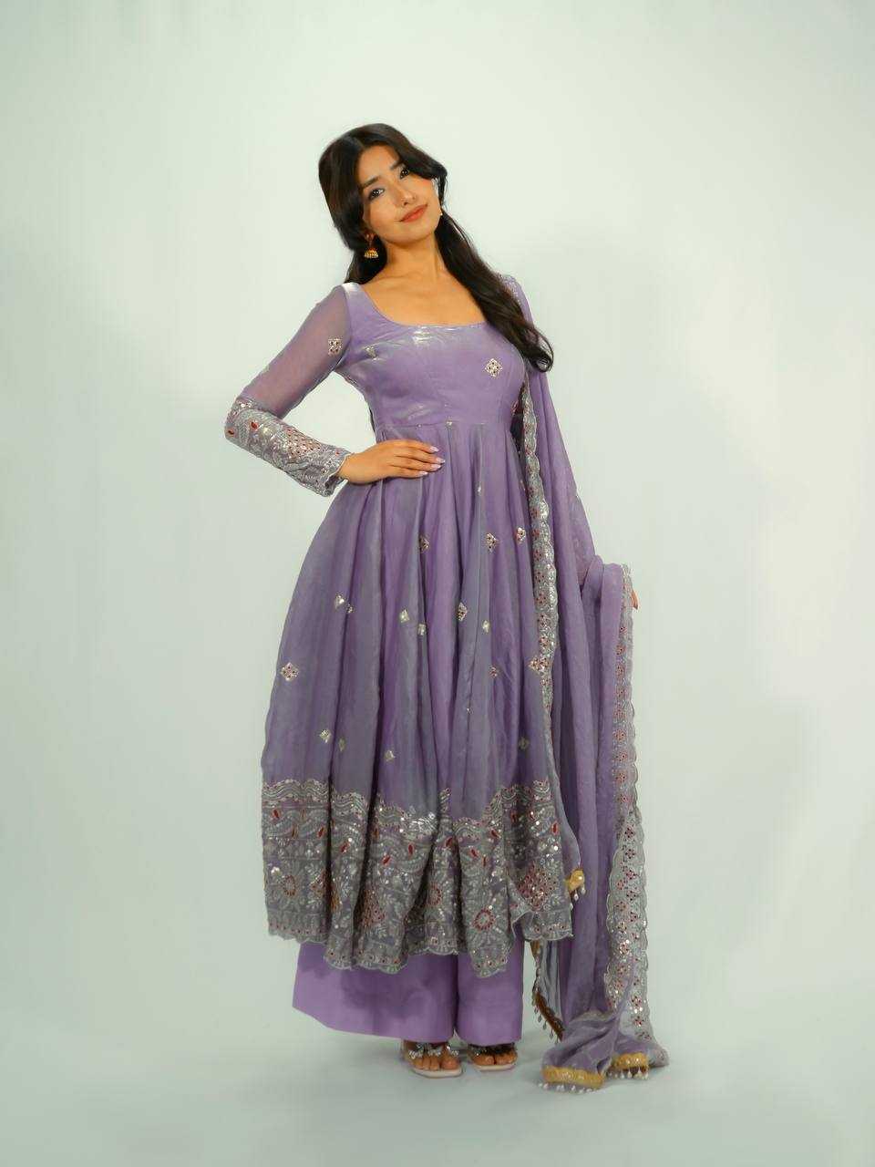 Silk Party Wear Gown