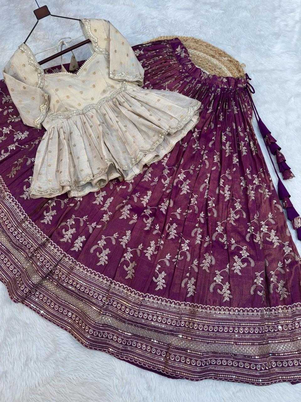 Pure Viscos Embroidered Lehenga