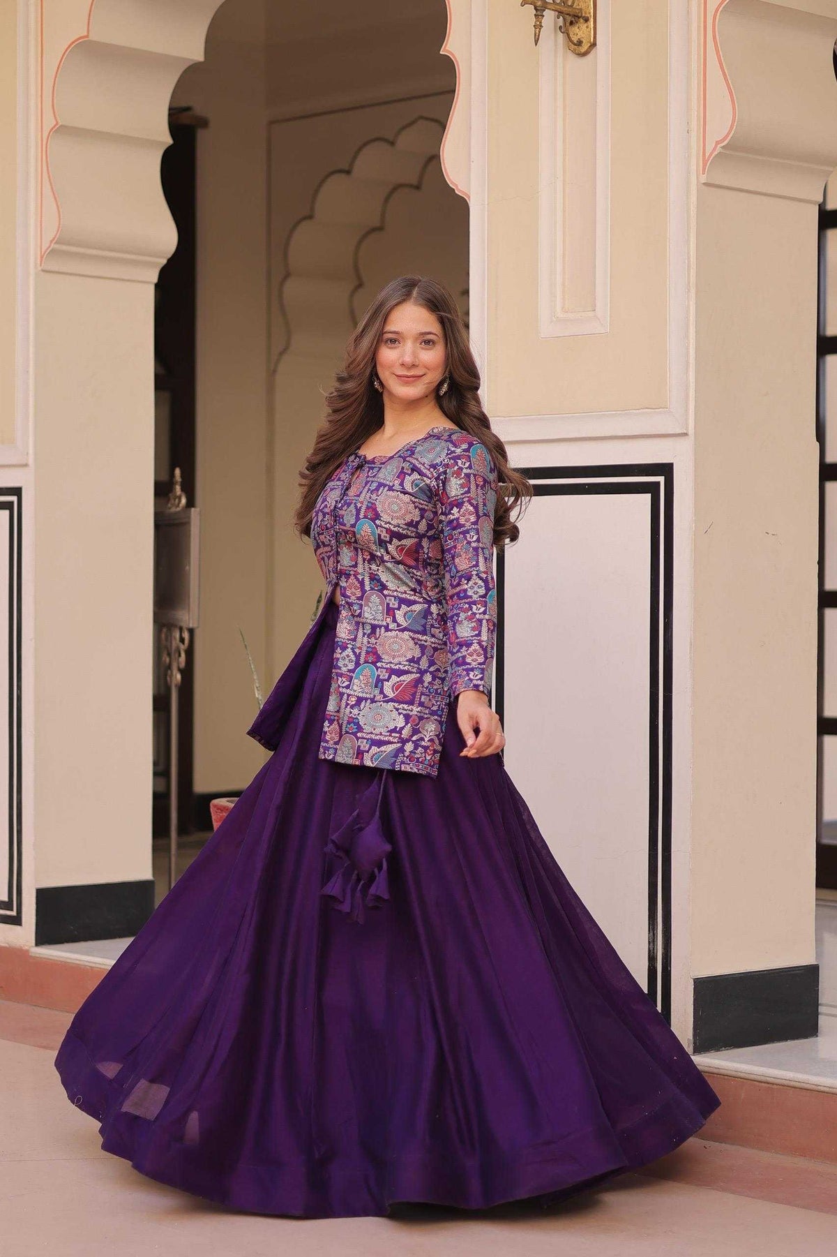 Shimmer Silk Designer Lehenga