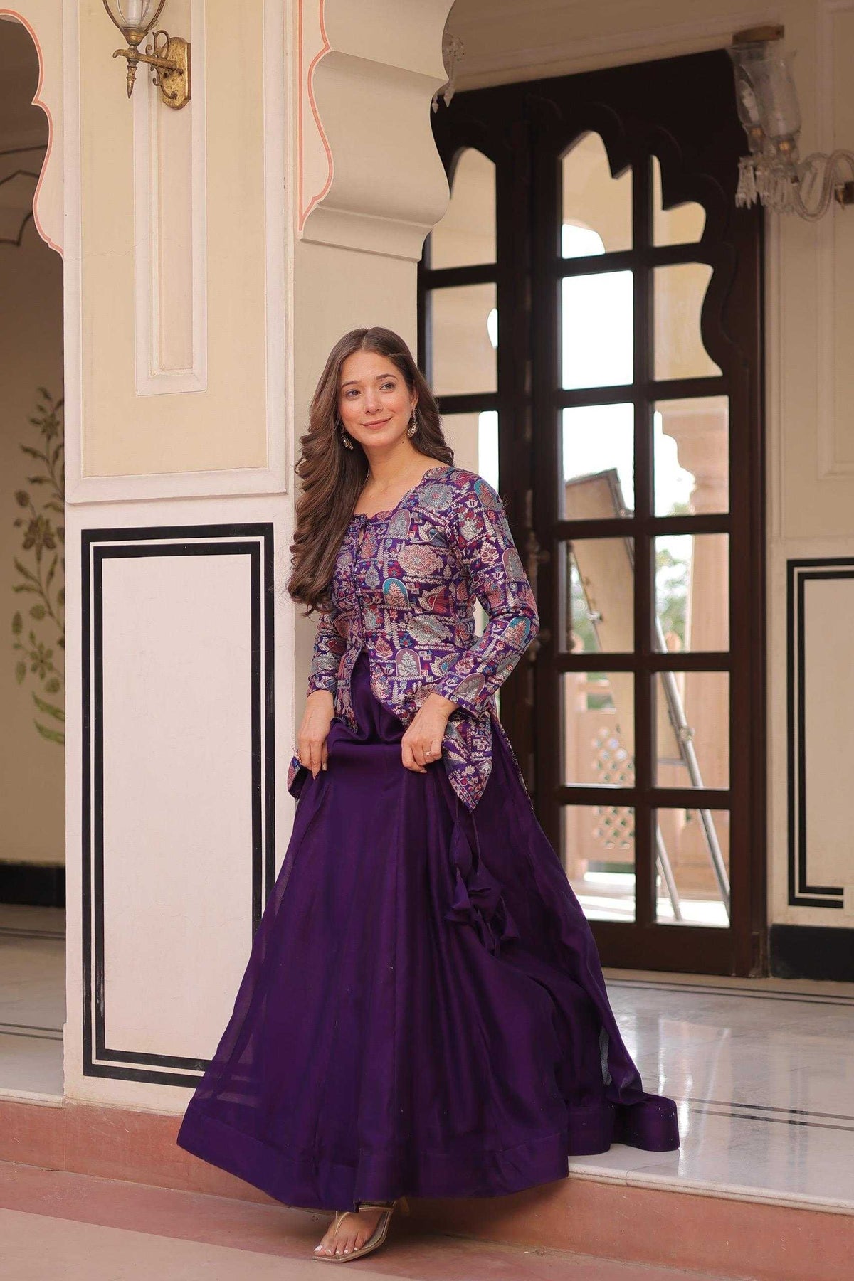 Shimmer Silk Designer Lehenga