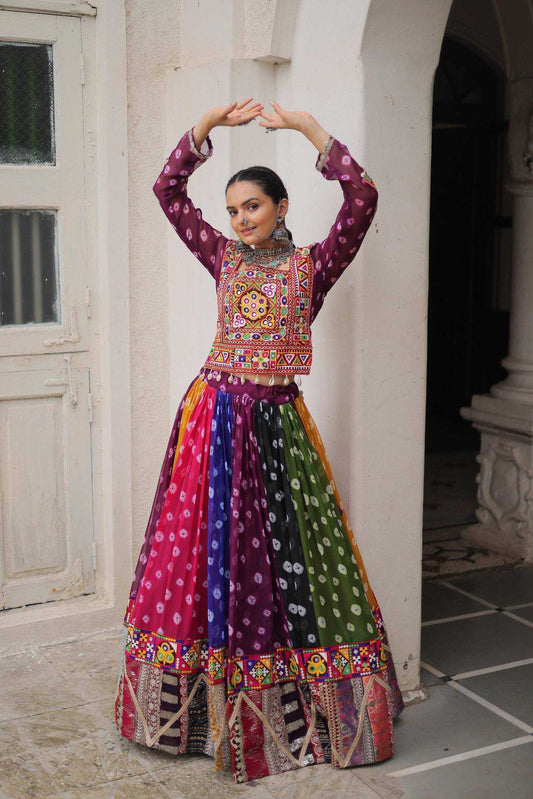 Georgette Printed Lehenga JT-142143