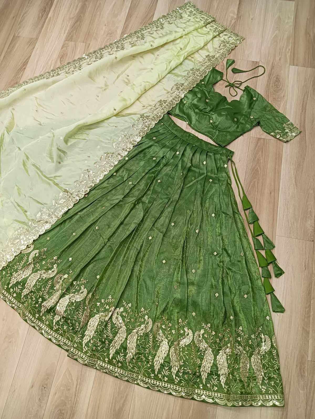 Crunchi Embroidered Lehenga