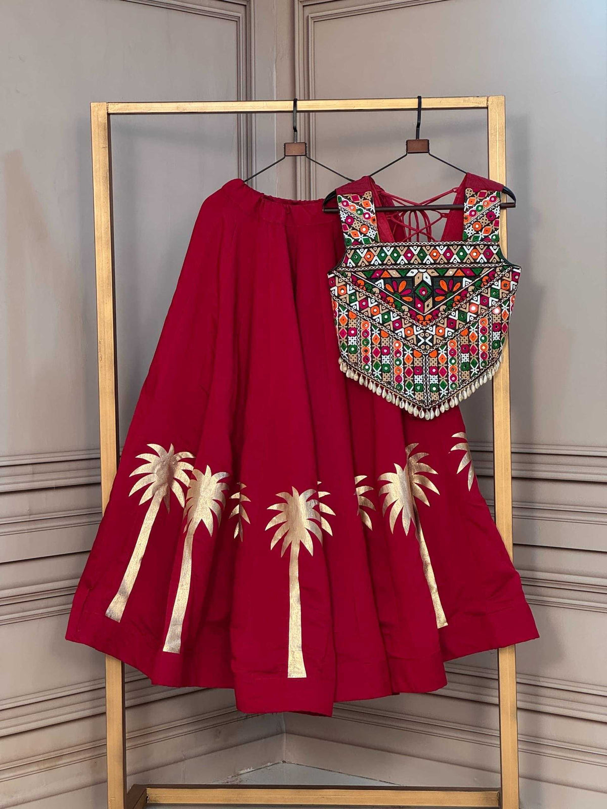 Heavy Roman Silk Designer Lehenga