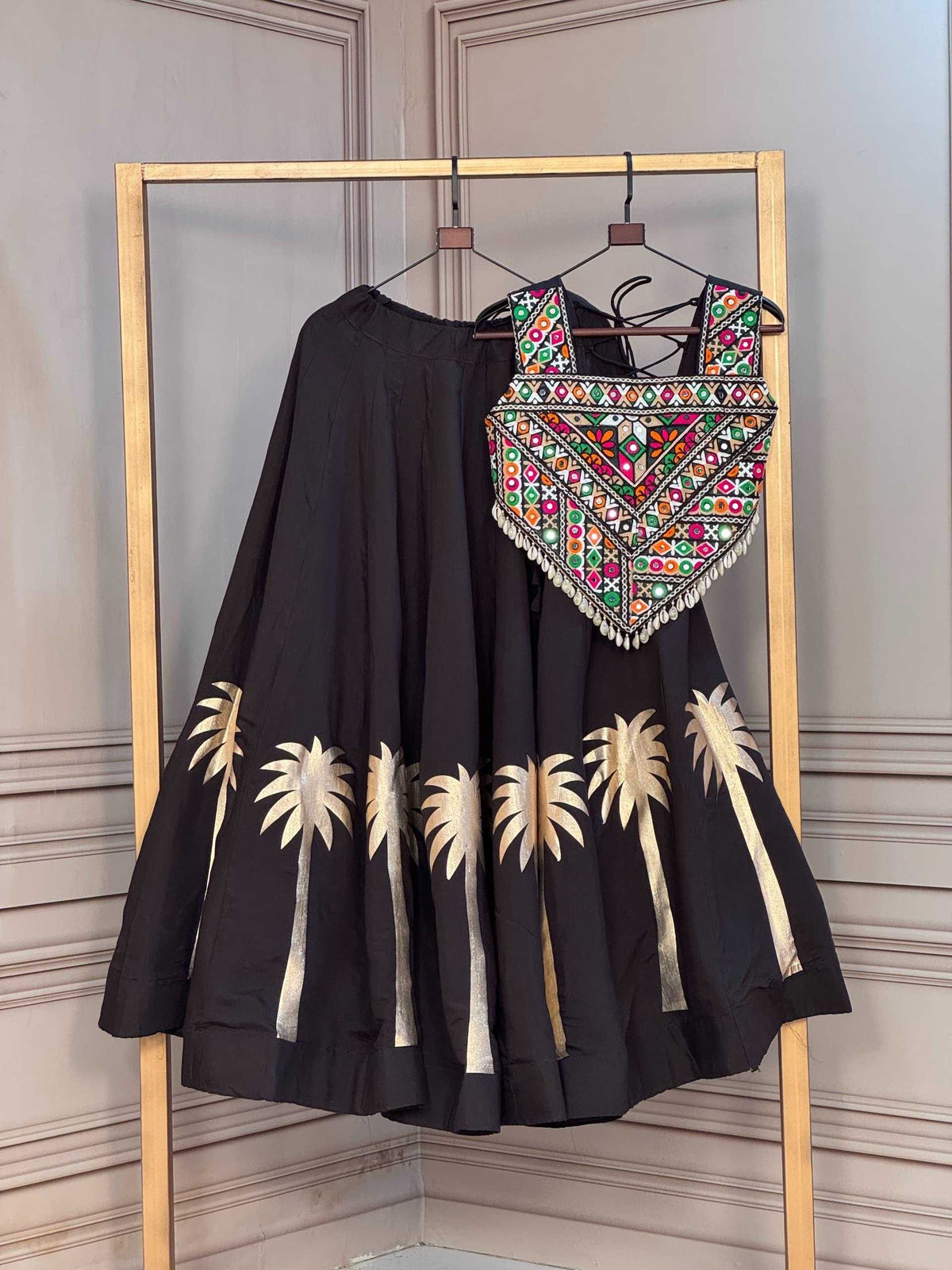Heavy Roman Silk Designer Lehenga