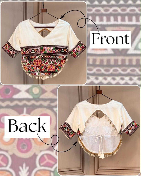Heavy Roman Silk Designer Blouse