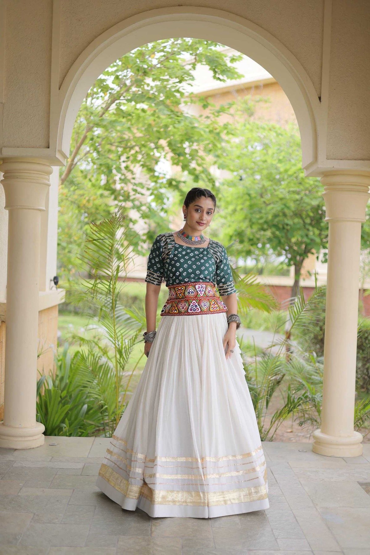 Cotton Traditional Lehenga in Blue
